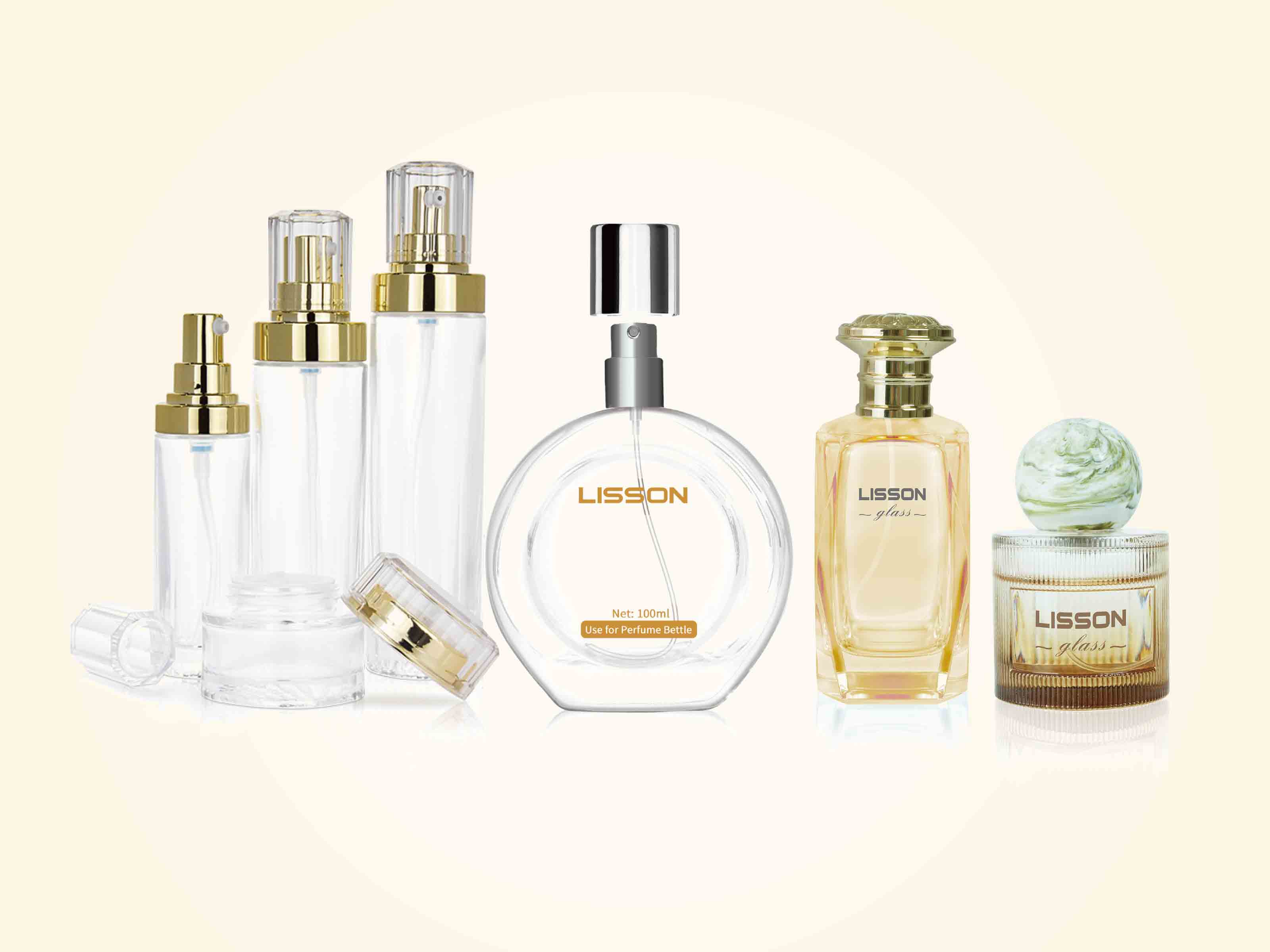 La guida completa all'ingrosso per flaconi cosmetici in vetro di alta qualità