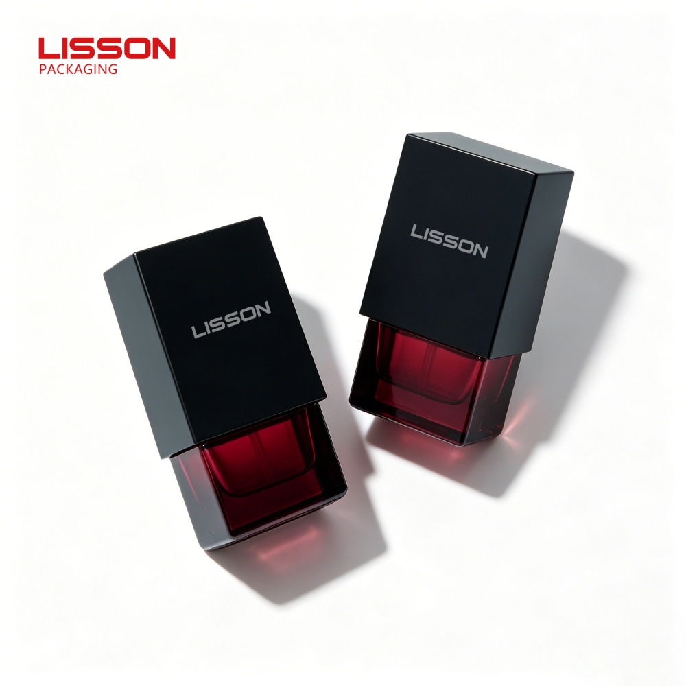 30ml Luxury Flat-Square Gradient Glass Perfume Bottle