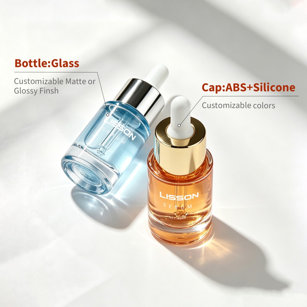 40ml Heavy Base Luxury Round Glass Dropper Bottle 40ml Heavy Base Luxury Round Glass Dropper Bottle